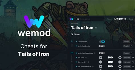 Tails of Iron Cheats and Trainers for PC .